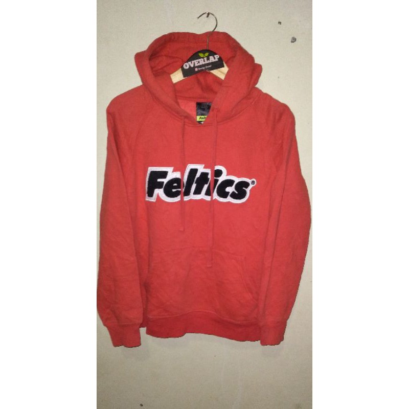 Jaket Hoodie Feltics, Second Original
