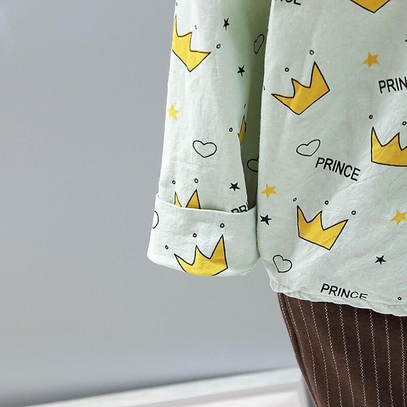 Promo !! Setelan baju anak cowok / setelan 3in1 crown prince vest rajut ukuran  1-3tahun / Setelan formal anak import /Oneset baju anak keren