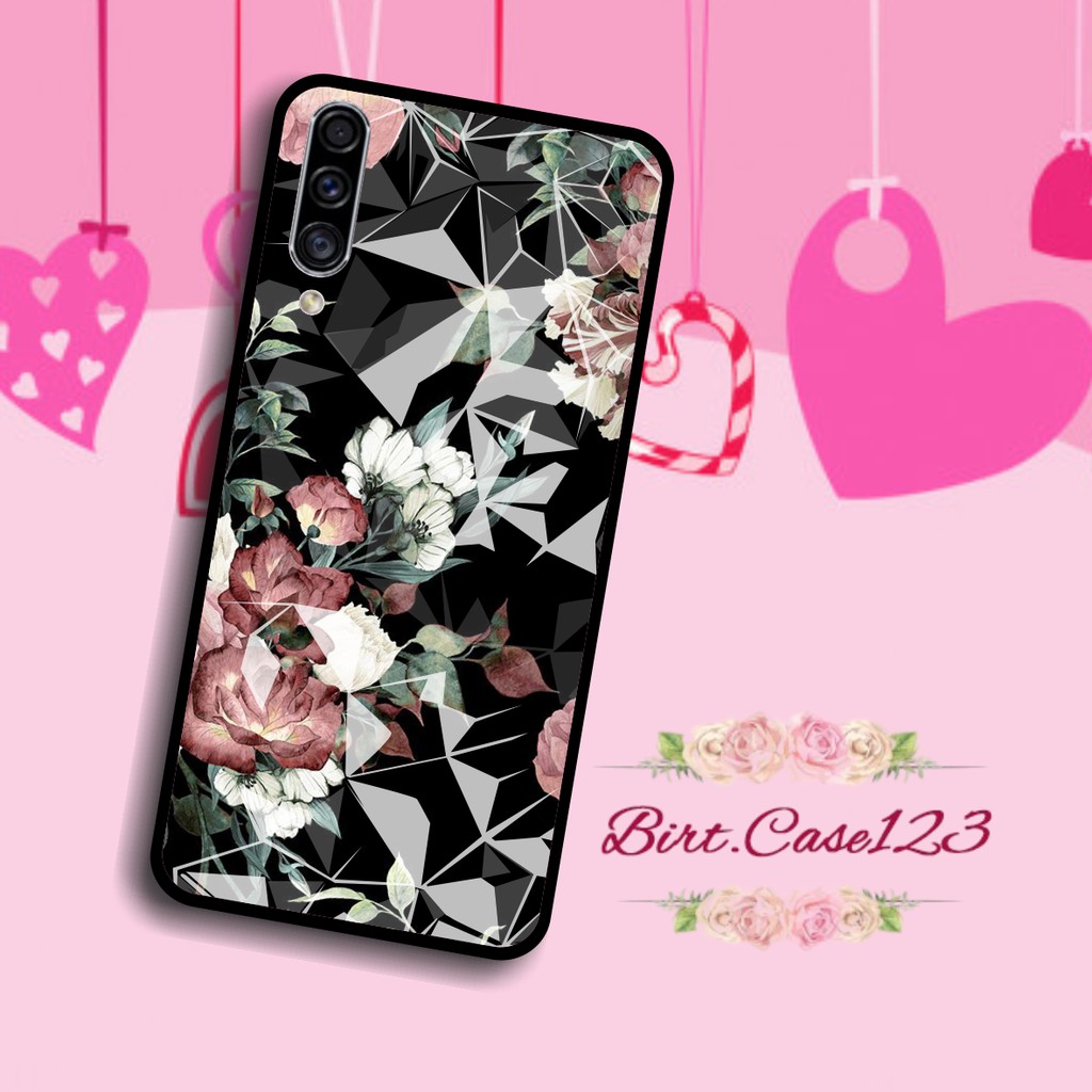 softcase diamond gambar FLOWER oppo vivo samsung iphone realme all type BC545