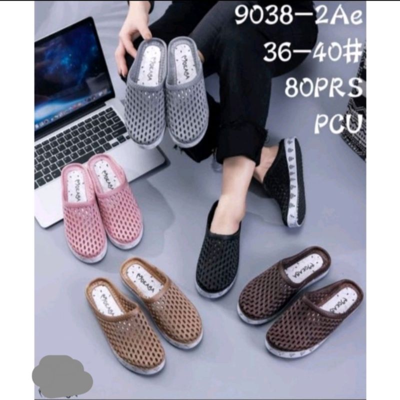 Sandal Impor Bakpao/baim Kekinian super empuk Cewek Uk 36-40