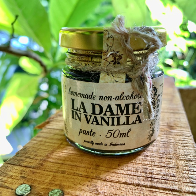 

La Dame vanilla paste 50ml (non alkohol-halal MUI)