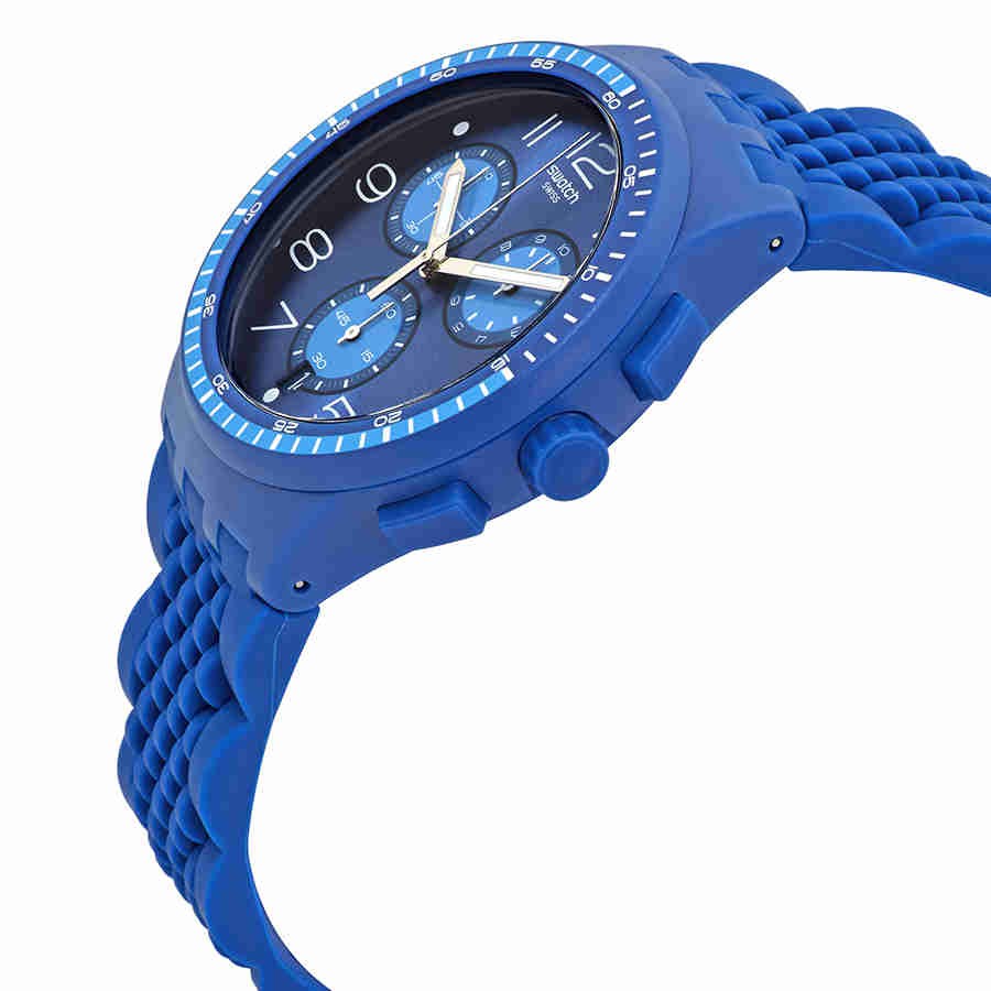 SWATCH SUSN415 Jam Tangan Pria Original Triple Blu