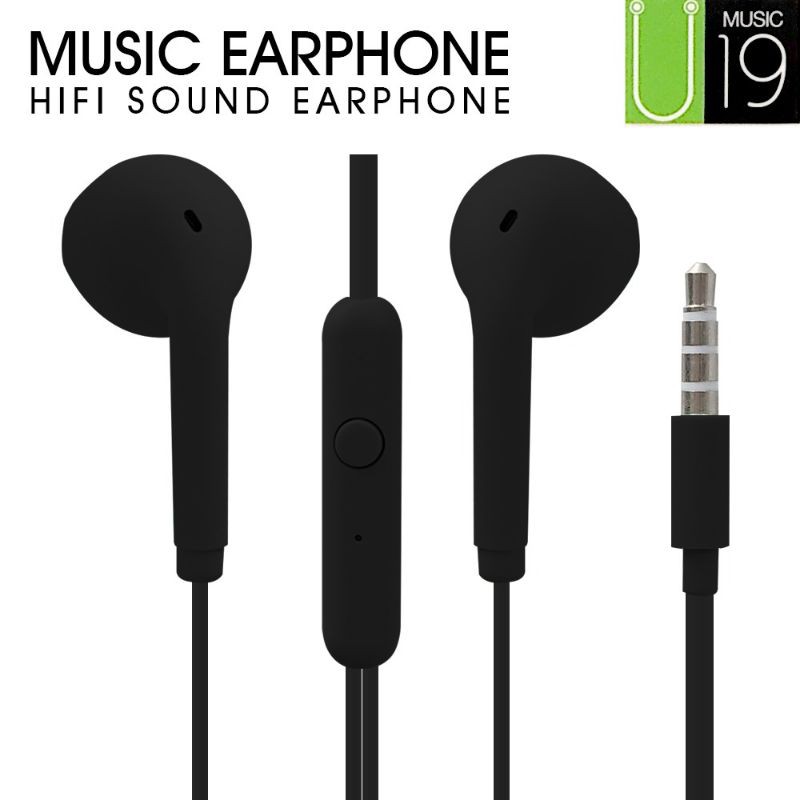 headset stereo u19 macaron handsfree xtra bass earphone u19