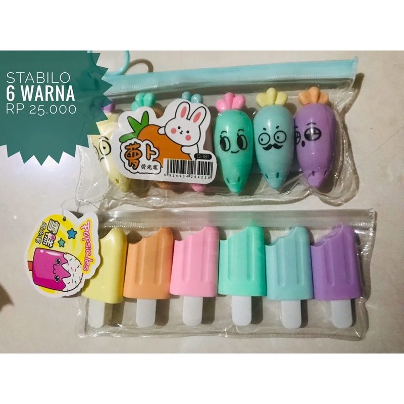 

Stabilo Pastel 6 Warna