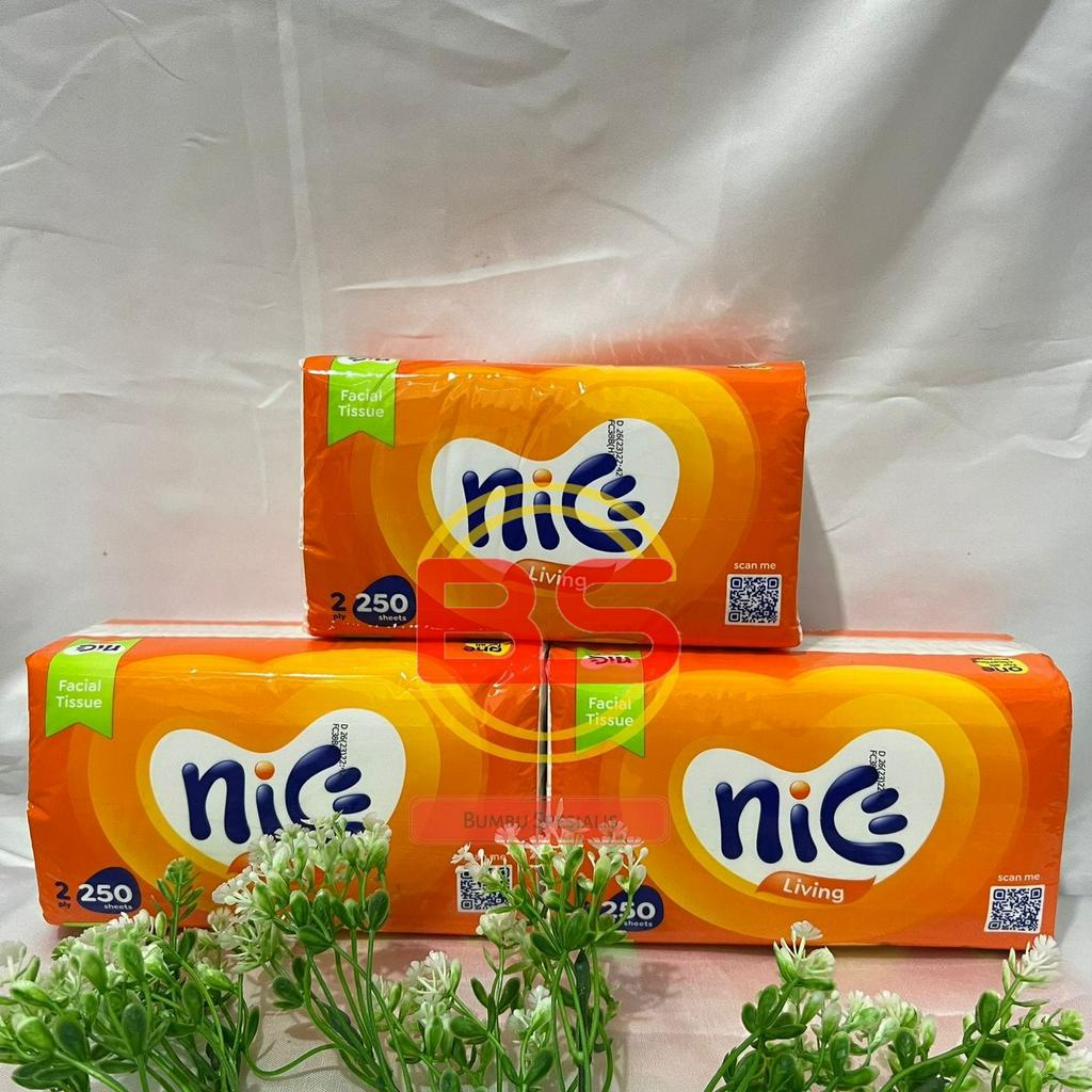 Tissue Nice Facial 250 Sheets (2Ply) All Varian