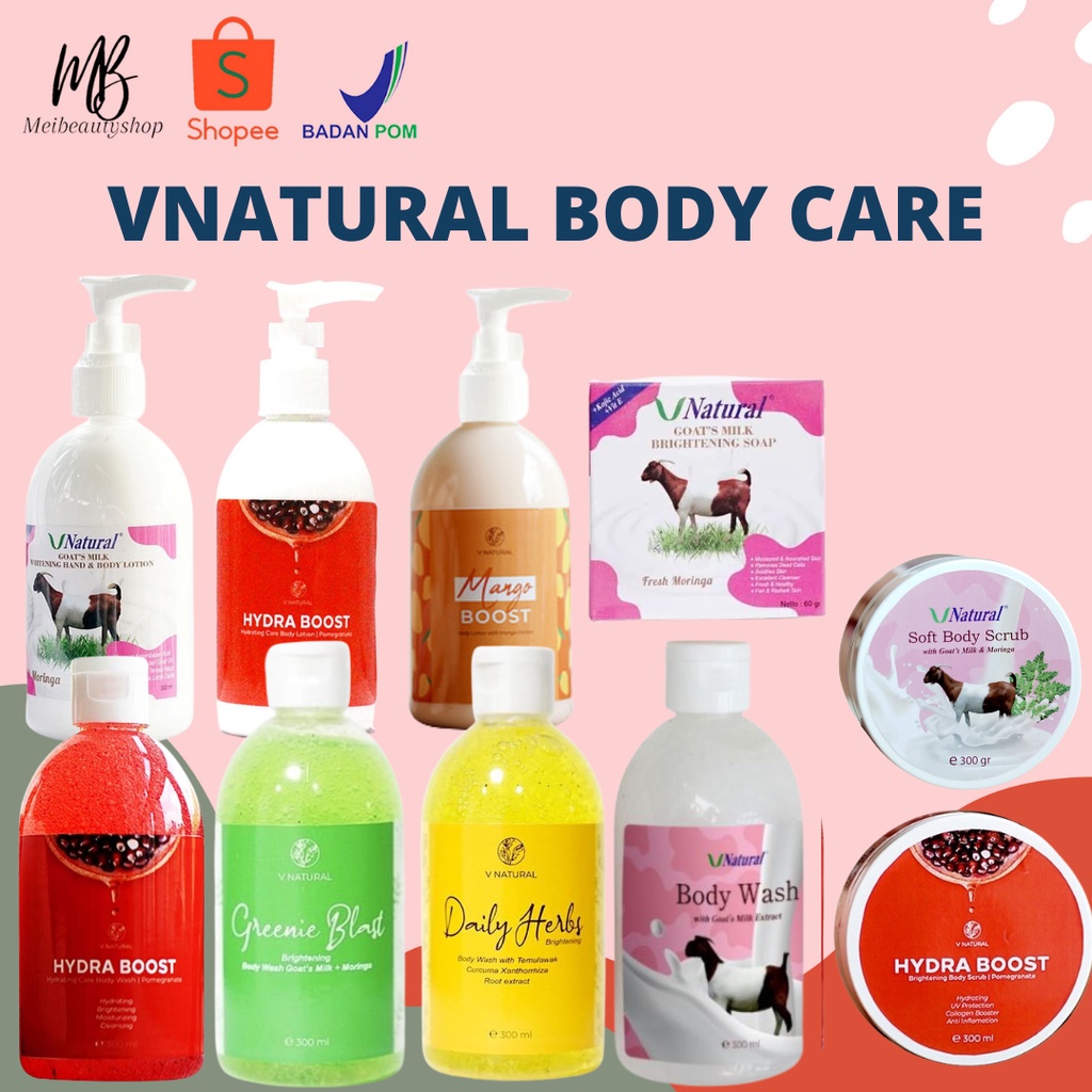 Vnatural Body Care | Body Lotion | Body Wash | Sabun Batang