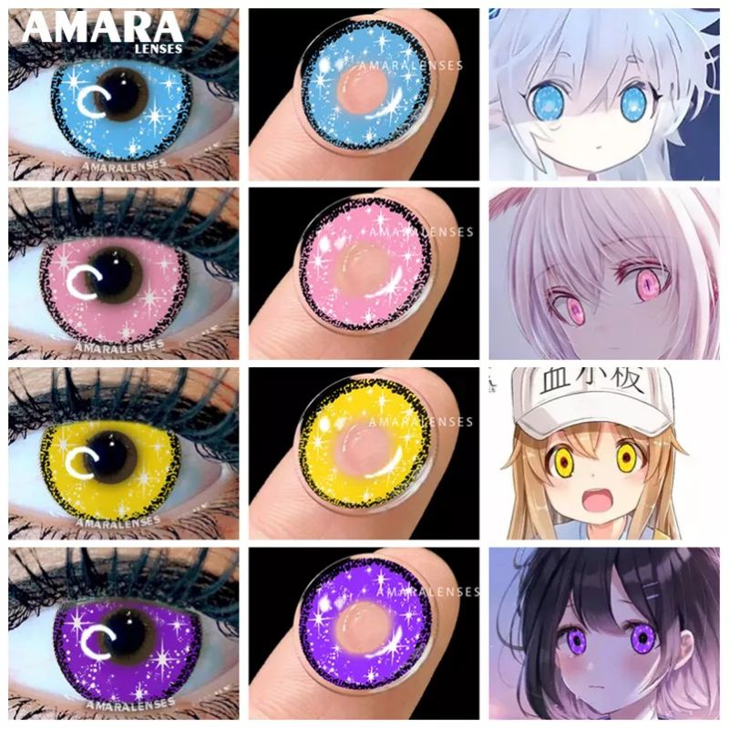 SOFTLENS COSPLAY HALLOWEEN ANIME BLINK BLINK NEW ARRIVAL ANIME CONTAC LENSES