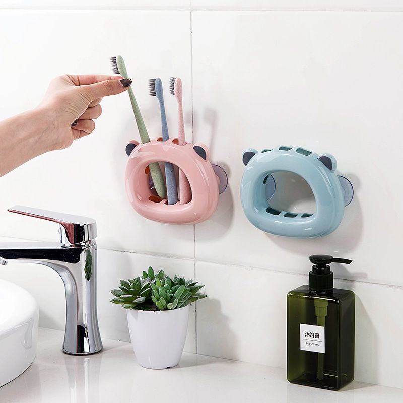 Tempat sikat gigi anak 3 sekat/tooth brush holder/tempat sikat gigi gantung