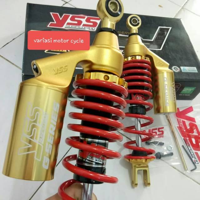 shock tabung yss g plus gold series yamaha nmax original yss 335mm gold series tabung gold