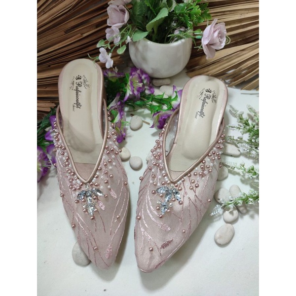 sepatu Julia rosegold tinggi 3cm tahu