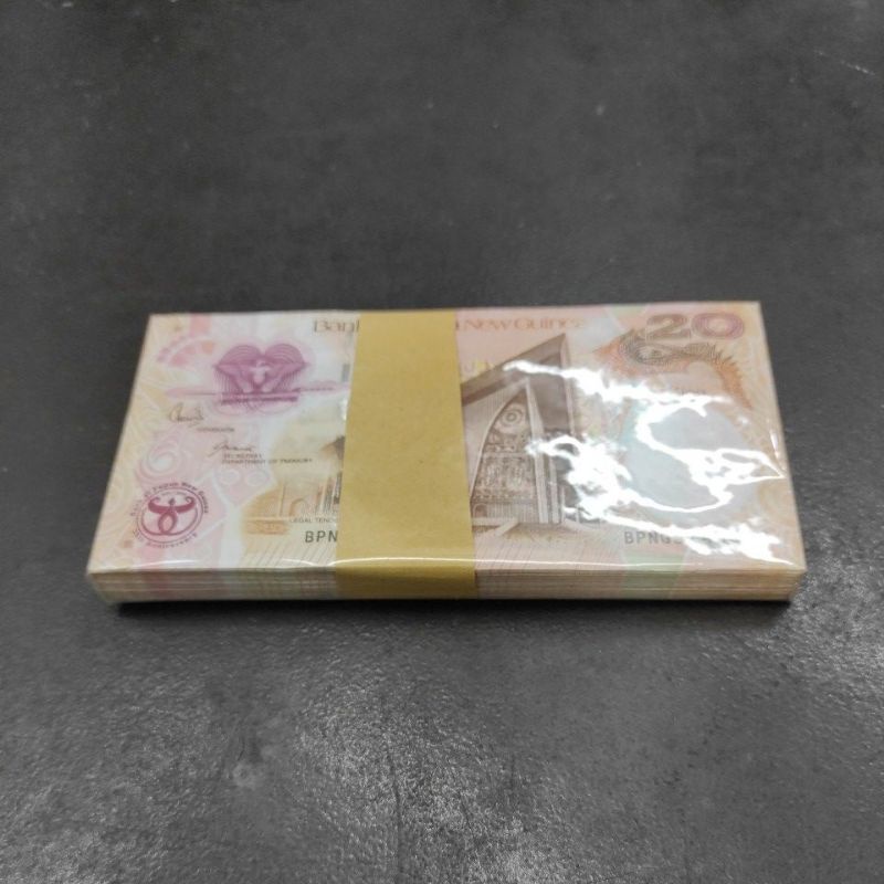 UANG ASING PAPUA NEW GUINEA 20 KINA TAHUN 2008