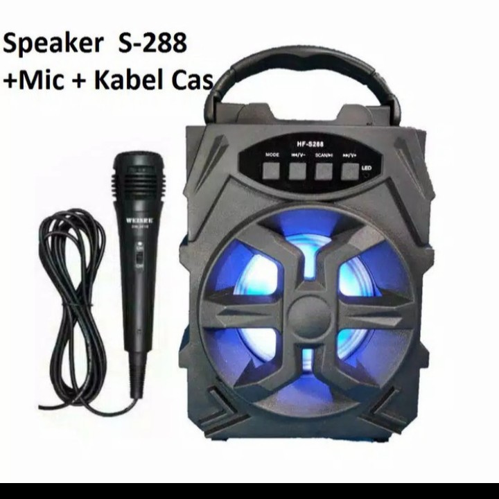 Speaker Portable Bluetooth S-288 plus mic / Speaker bluetooth