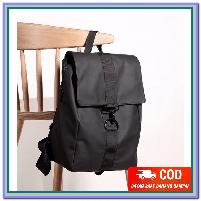 Tas Ransel Gendong Gemblok  Pria Kanvas Besar Laptop Kuat Gym Nya AF560 Tas Ransel Pria Sekolah Ku