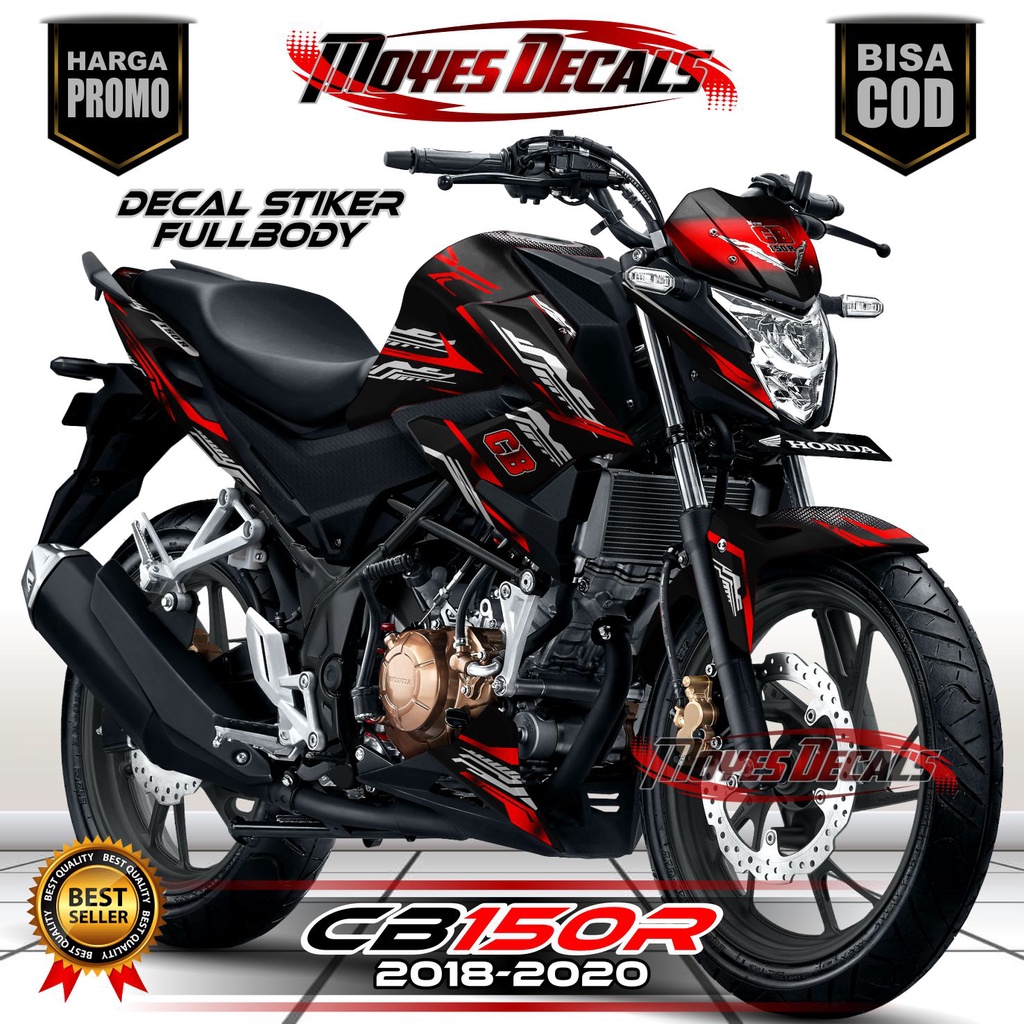 Decal Stiker CB150R V3 2018 // Decal New CB150R 2019 // Decal Honda CB150R 2020 Fullbody