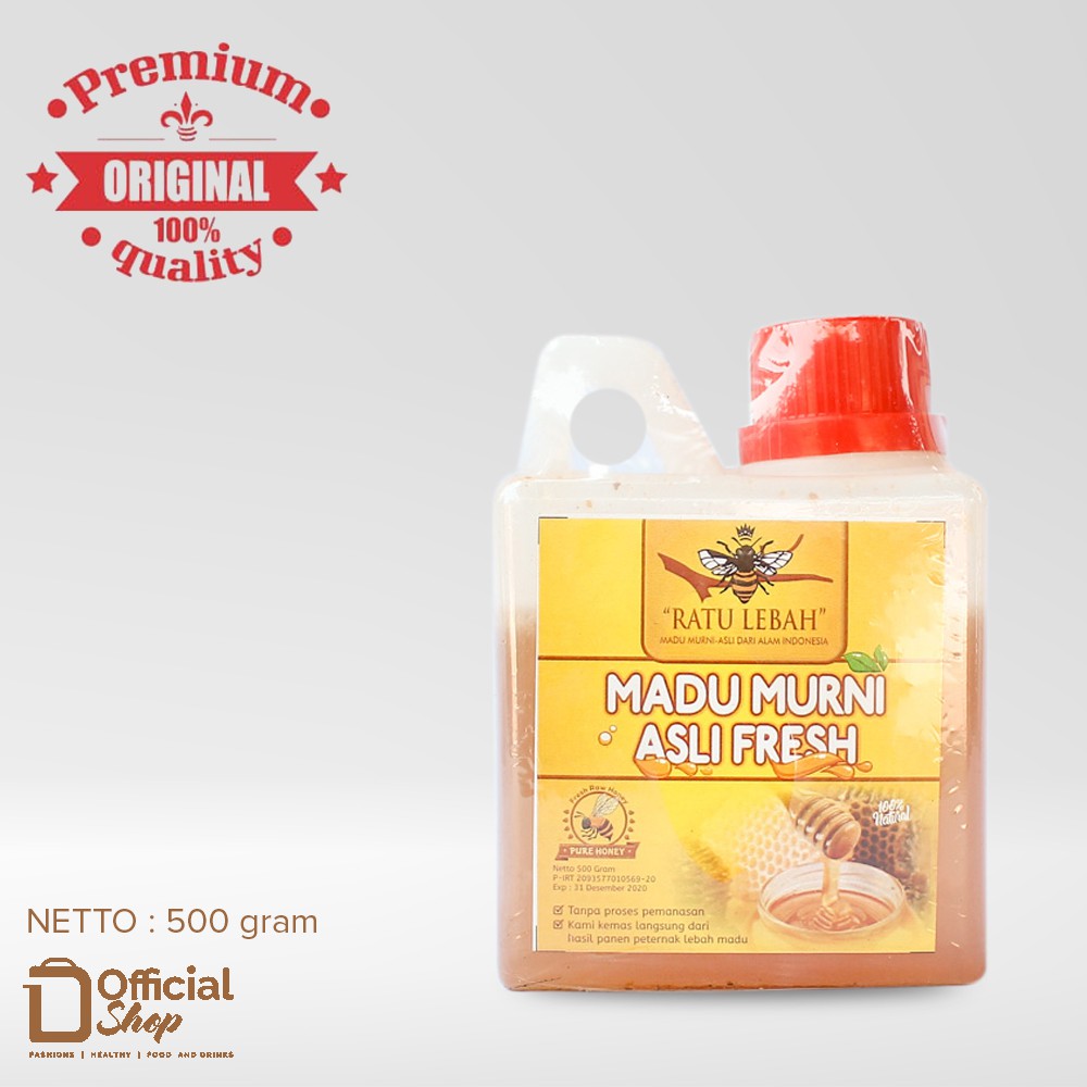 

MADU MURNI ORIGINAL PREMIUM 500 gram ASLI FRESH