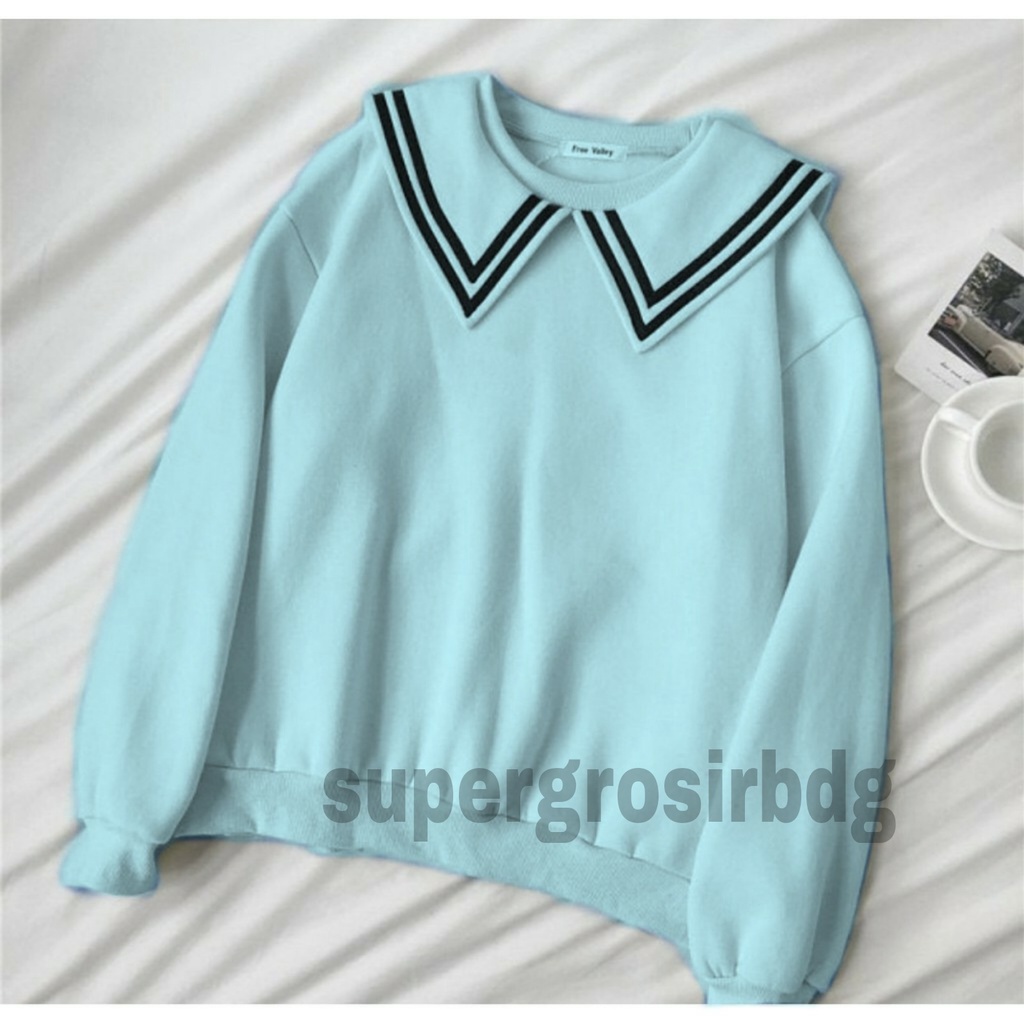 CREWNECK PULMA TOP SWEATER - SWEATER WANITA TERLARIS