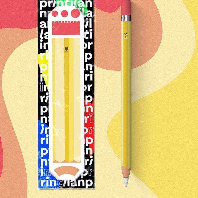 

ozd.>463ED Sticker Skin Pelindung Apple Pencil Gen 1 - Seperti Slickwrap Dbrand - Staedler Kuning