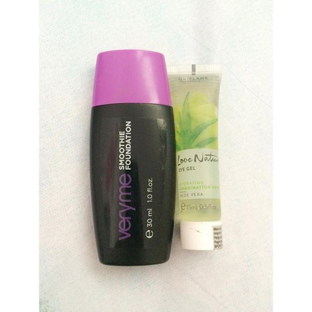 Foundation Oriflame dan Eye gel oriflame