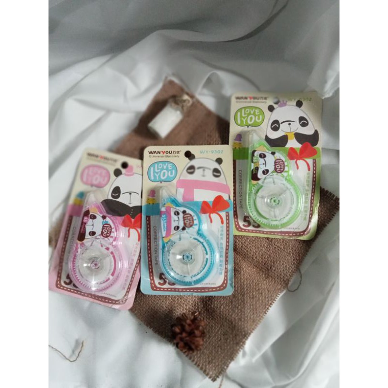 

Correction tape wan you beruang || cortep karakter beruang