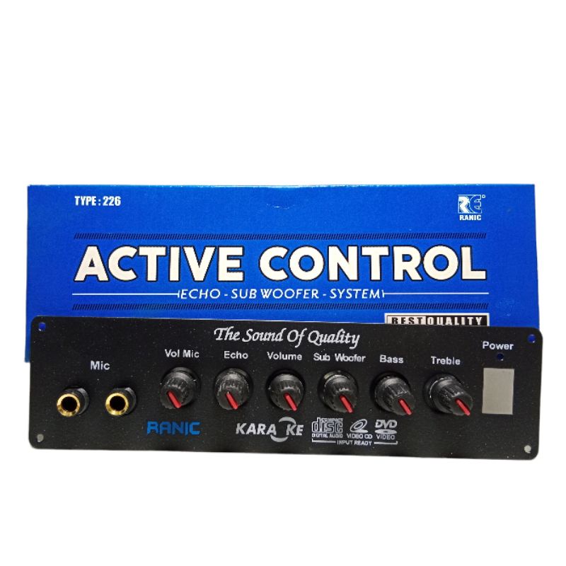 TONE CONTROL MIC ECHO SUBWOOFER PANEL RANIC 226