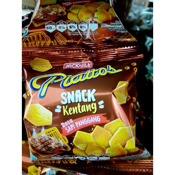 Piattos snack kentang renceng 20gr x 10pcs