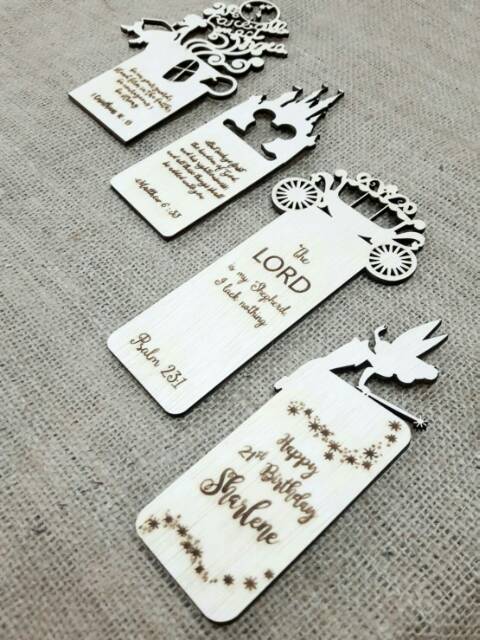 

Book mark / pembatas buku customized design