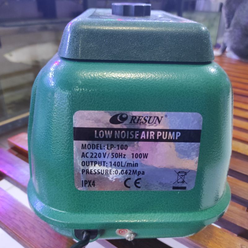 RESUN LP100/LP 100 Aerator Hi Blow/Airator/Airpump/Pompa Udara/Oksigen