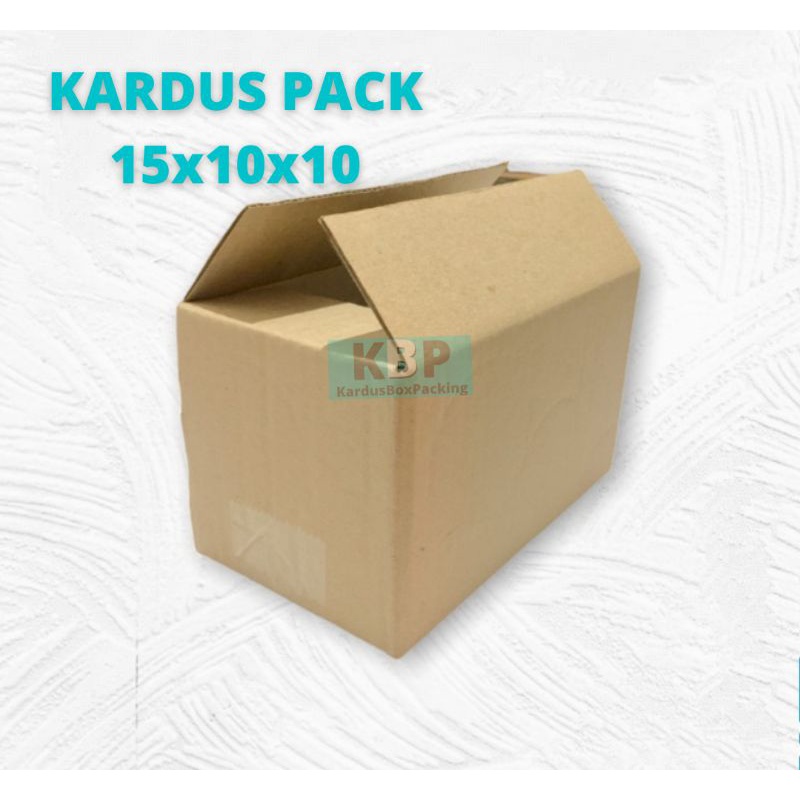 

KARDUS POLOS Uk. 15x10x10 CM KEMASAN KARTON