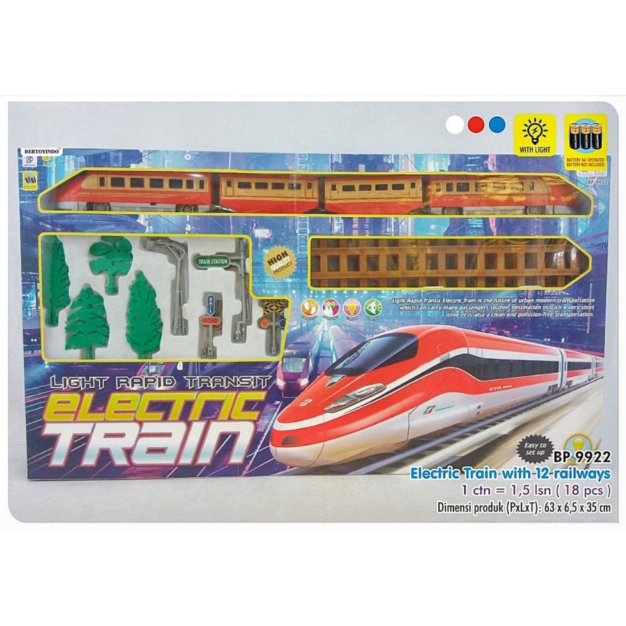 MAINAN KERETA ELECTRIC TRAIN BESAR