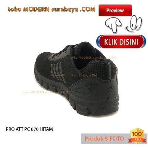 PRO ATT PC 870 HITAM sepatu sekolah casual sneakers