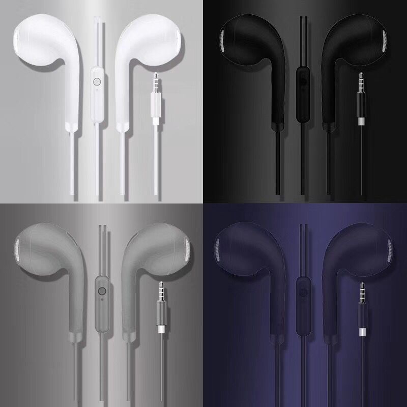 U19 Earphone In Ear Hifi Ekstra Bass Universal Warna Macaron Dengan Kabel Jack 3.5mm