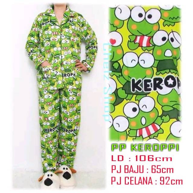 Baju Tidur Cewek/Wanita Piyama Pajamas Dewasa Motif Karakter PP