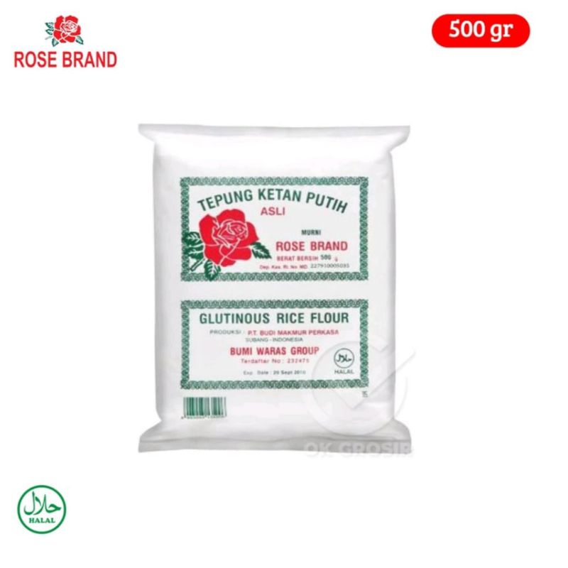 

Tepung Ketan Putih Rose Brand