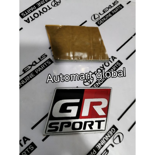 emblem logo GR SPORT belakang raize fortuner avanza innova vios yaris rush original