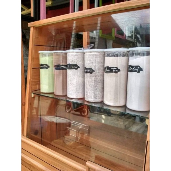 Toples Bubuk Minuman Kekinian 1000ml free label (PO)