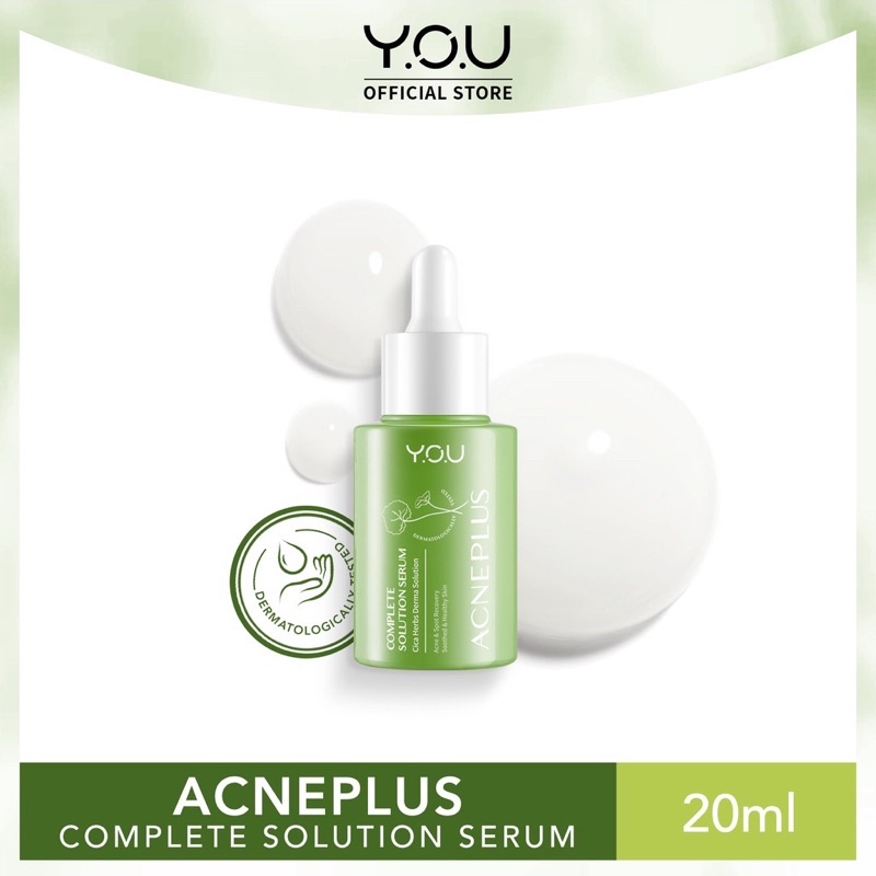 YOU ACNEPLUS Triple Action Spot Care / Toner / Moisturizer / Serum / Low PH Calming Cleanser - Skincare Set Anti Jerawat