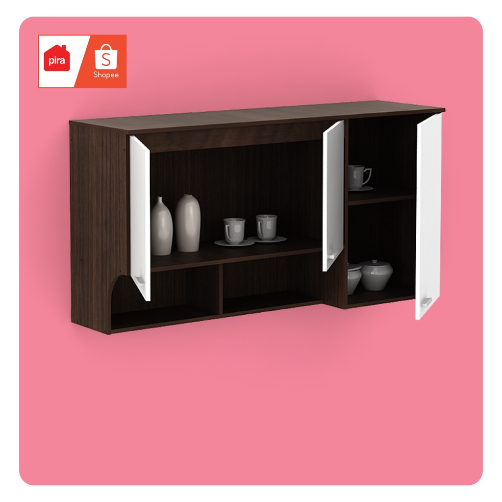 Pira by Shopee - Adena KC WU120  Rak Dapur Gantung 3 Pintu-1