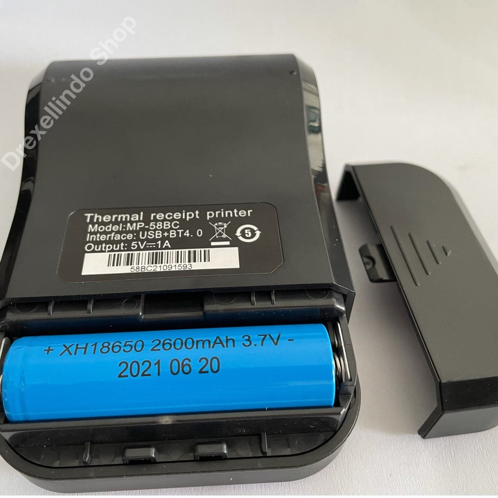 Mobile Printer Thermal IWARE MP-58BC/MP58BC/MP58/58BC USB BLuetooth