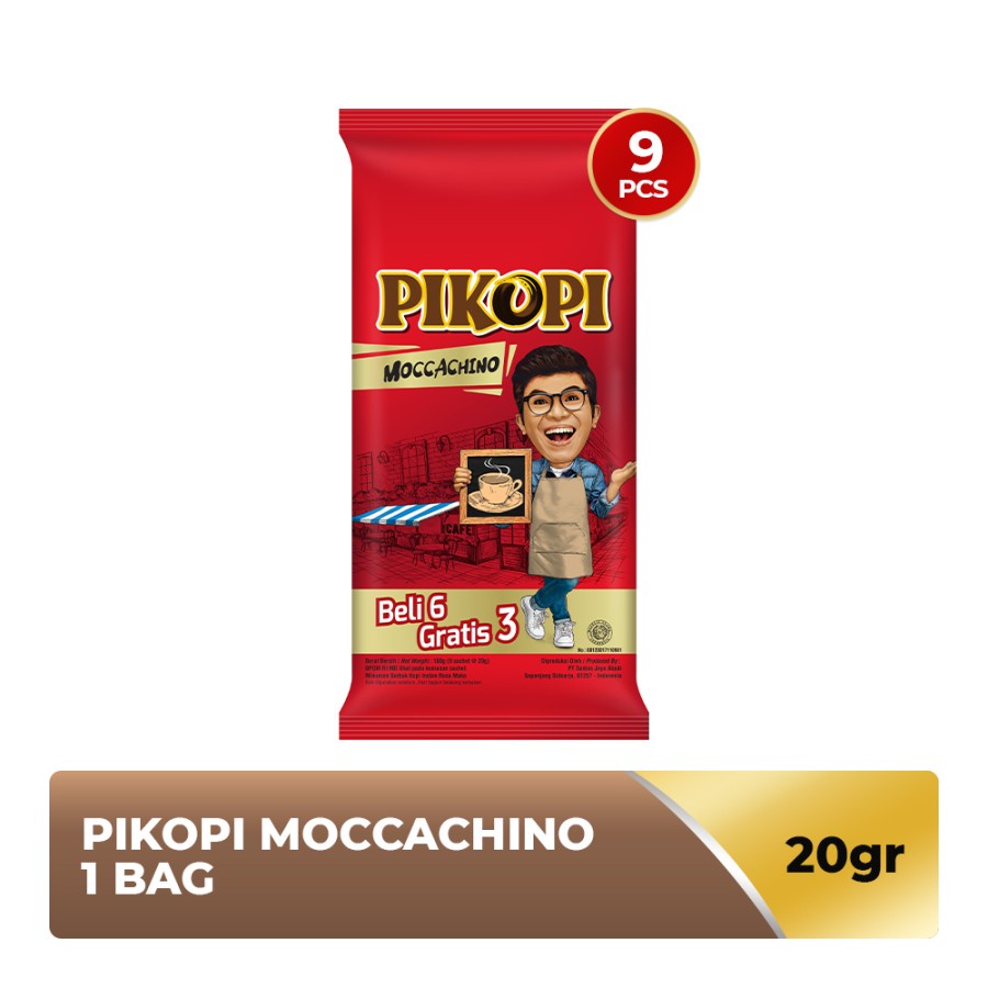 

Pikopi Moccachino 1 Pack 9 x 20 gram