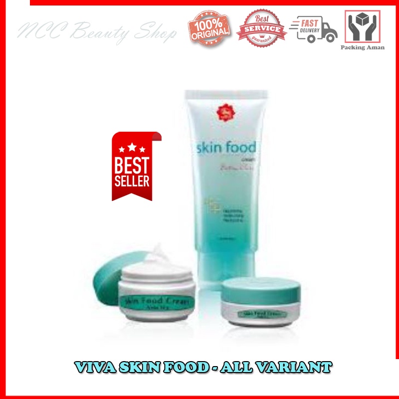 * NCC * Viva Skin Food Cream Hand Body Lotion Krim Ukuran 22gr 30gr 50gr Tube