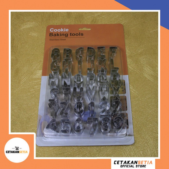 

Cookies Cutter Mingjian Hurup Dan Angka | Ring Cutter Angka Hurup