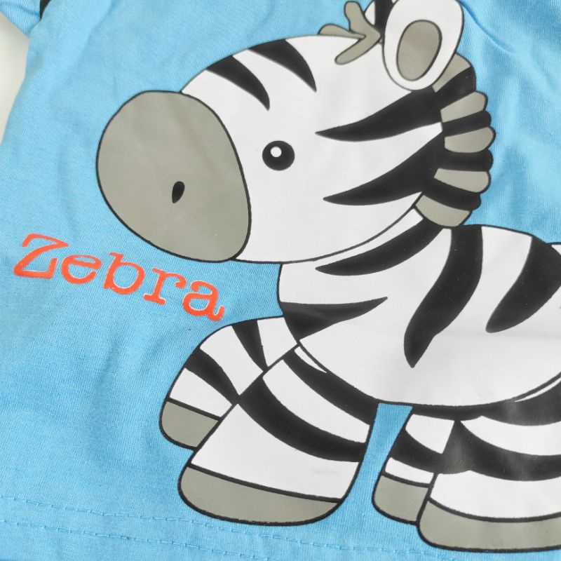 Setelan BAJU ZEBRA pendek celana anak bayi