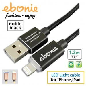 Amber ELT-L05 - USB Lightning Cable, 1.2m, Black