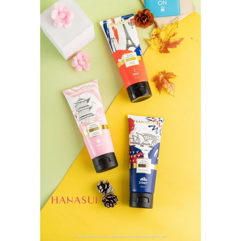 Qeila - HANASUI BRIGHTENING PARFUM BODY LOTION BPOM 180 ML
