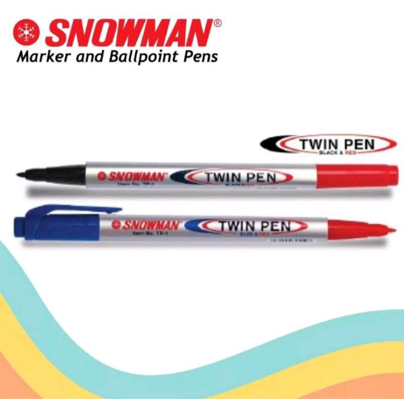 

TWIN PEN SNOWMAN