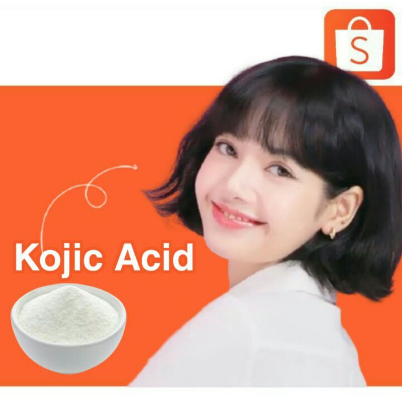 KOJIC Acid NIACINAMIDE Murni Pure Kojic ASCORBIC Acid / Vitamin C Whitening Agent Putih Kulit Cerah 