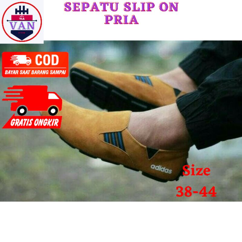 sepatu slip on pria adidas SNG 008 fashion pria sepatu slip on pria adidas
