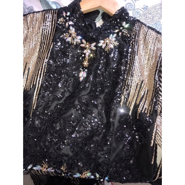 Gamis Pesta Hitam JS Collection