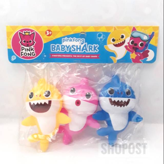 Mainan Baby Shark Pencet Bunyi Set Anak Bayi-2