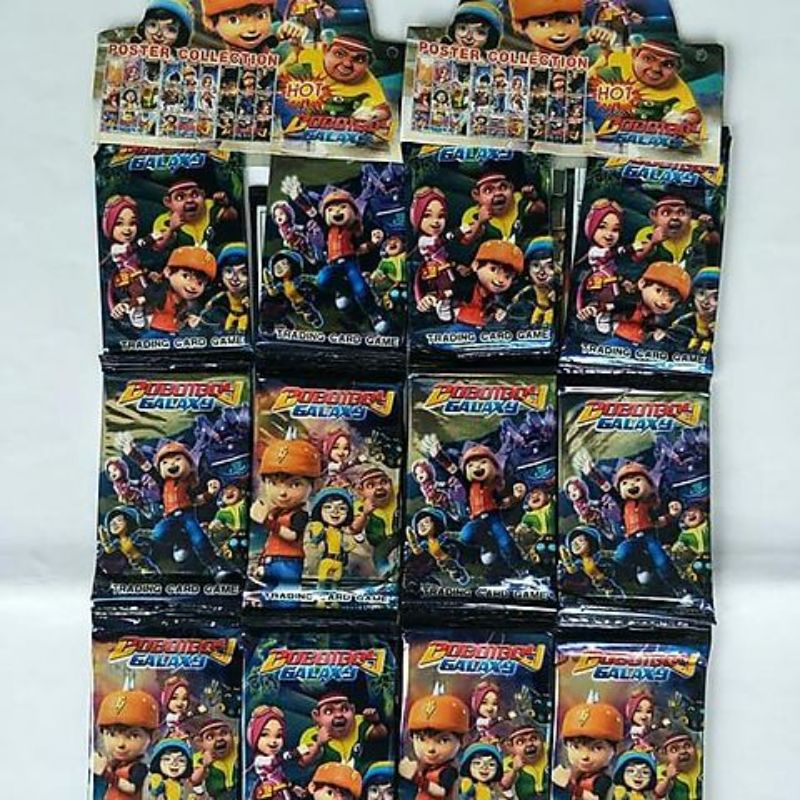 12PAK MAINAN KARTU BOBOIBOY/TRADING CARD BOBOIBOY